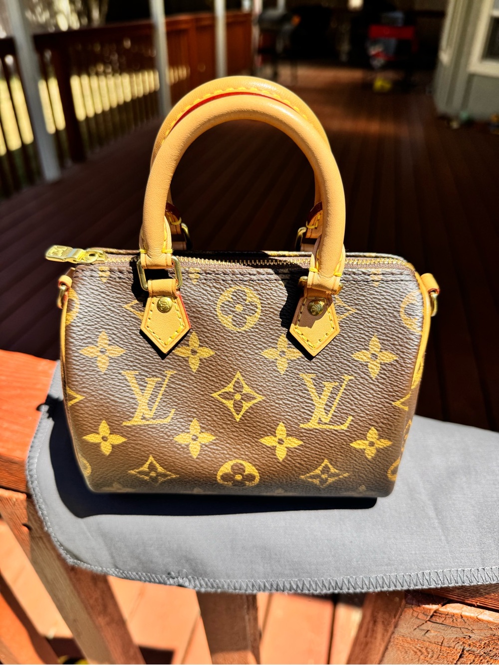 Louis Vuitton Monogram Nano Speedy Original model